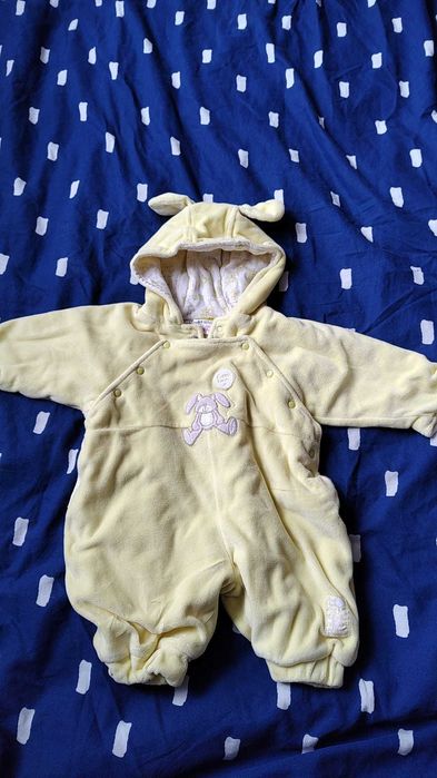 Kombinezon pajac ocieplany 3-6 miec  królik bee bo