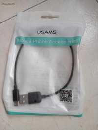 Cabo Micro usb 25cm "novo"