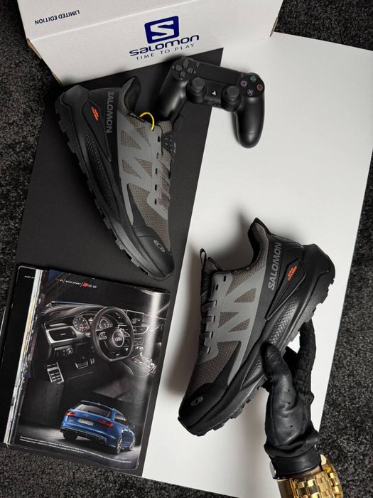 Чоловічі кросівки саломон Salomon Elixir Activ GTX Black Taupwood