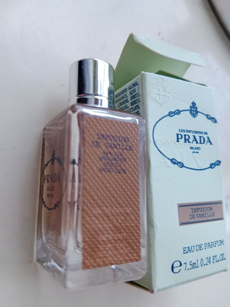 Perfumy waniliowe Prada Infusion de Vanille 7,5 ml EDP miniatura