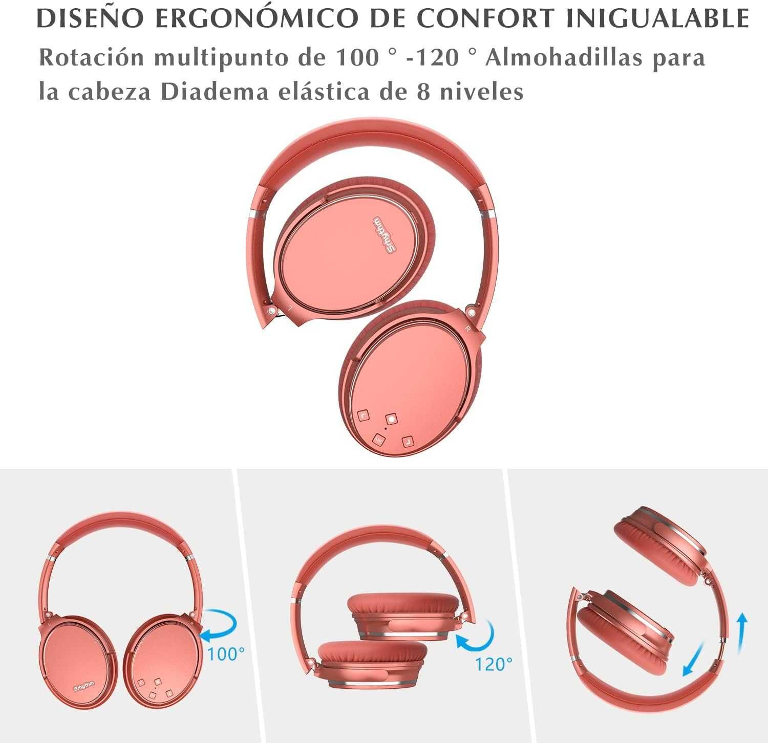 Head Phones Auscultadores bluetooth 5.0 cancelamento de ruído etc