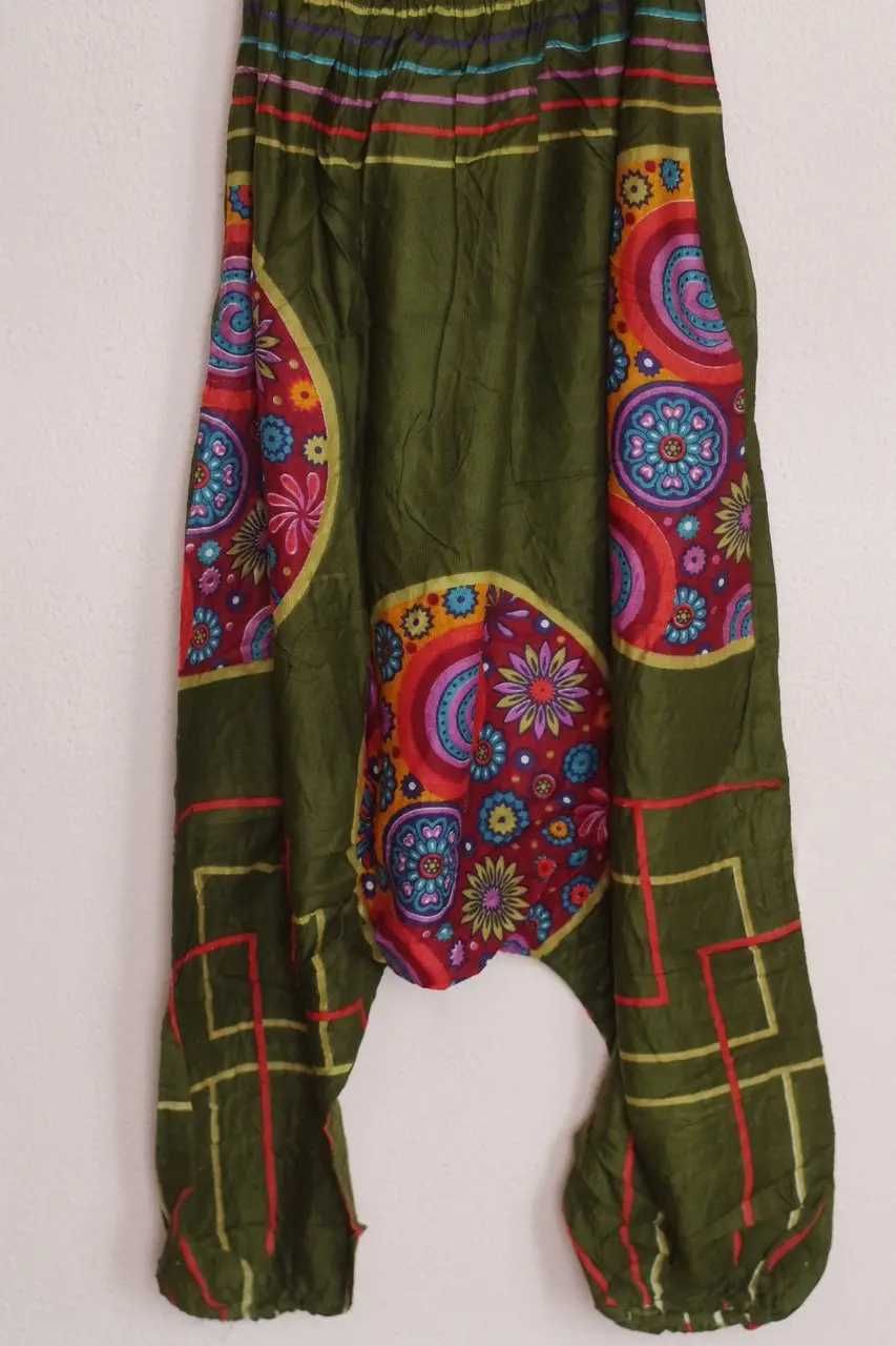 широкие Женские штаны Афгани, алибаба , алладины . Вискоза. 110см