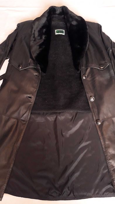 Жіночий шкіряний плащ-пальто Kum Ho Deep Classic Leather (South Korea)
