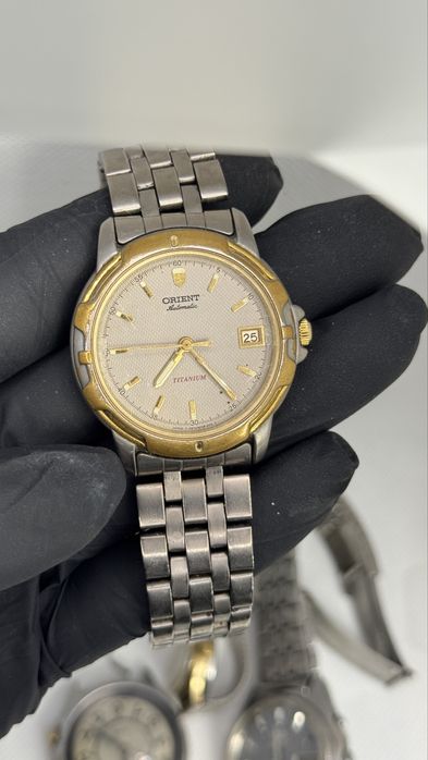 Orient Titanium Automatic • оригінал • робочий чоловічий годинник
