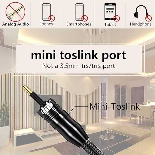 Optyczny kabel audio Toslink