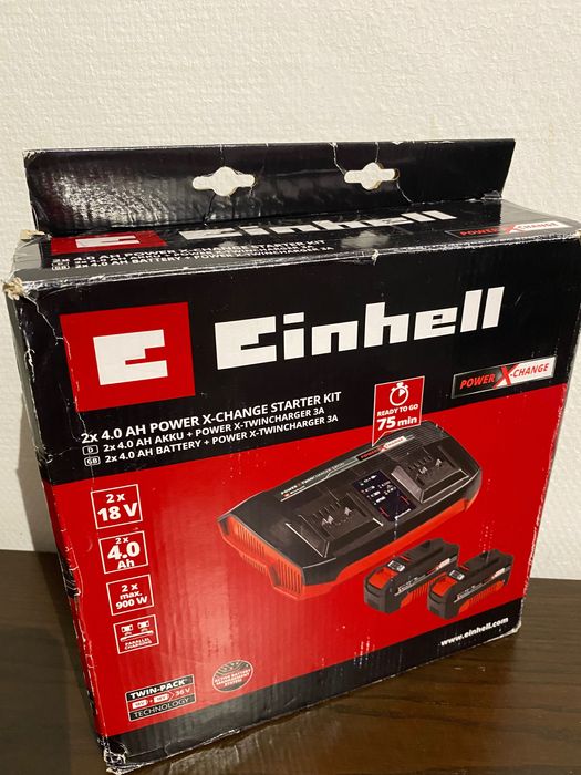 Einhell Zestaw Startowy PXC Akumulator 18V 4,0Ah + Ładowarka