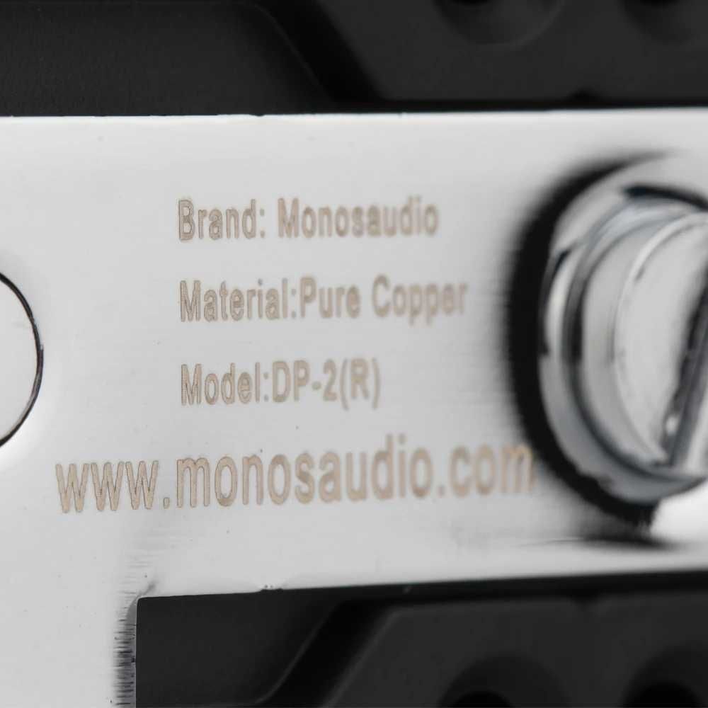Monosaudio® • DP-2(R) • 99.998% Pure Copper • Rhodium Plated • US AC
