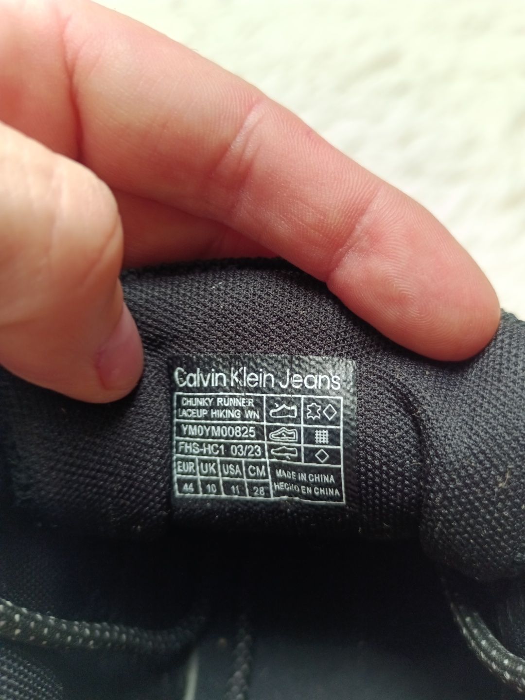 Buty skórzane męskie Calvin Klein jeans rozmiar 44