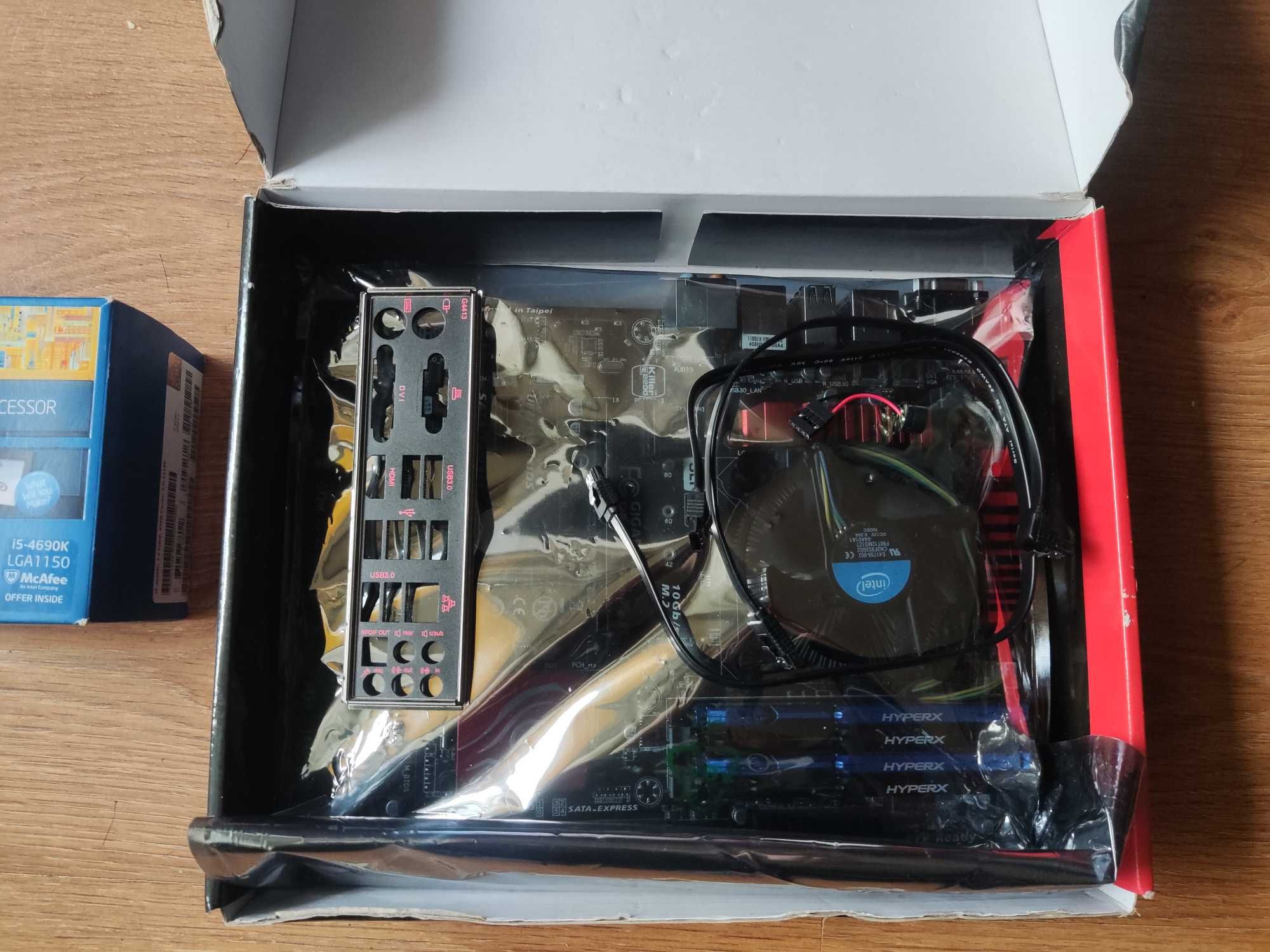 Zestaw komputer płyta główna Z97X Gaming 3 i5 4690k DELID 16GB 1866MHz