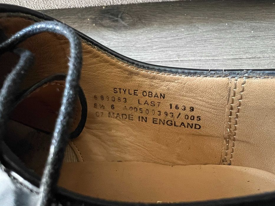 Loake р 43 англія шкіряні броги чоловічі чорні туфлі оксфорди мужские