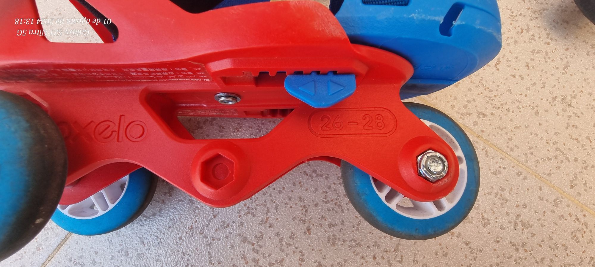 Patins criança usados.