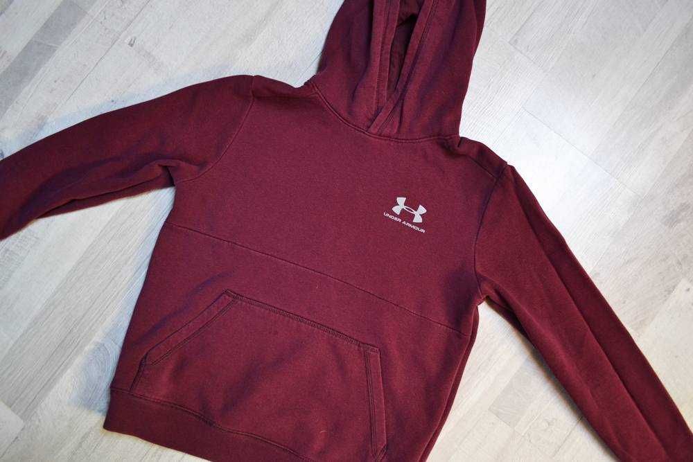 Bluza Under Armour dla dziecka bordowa 137-147