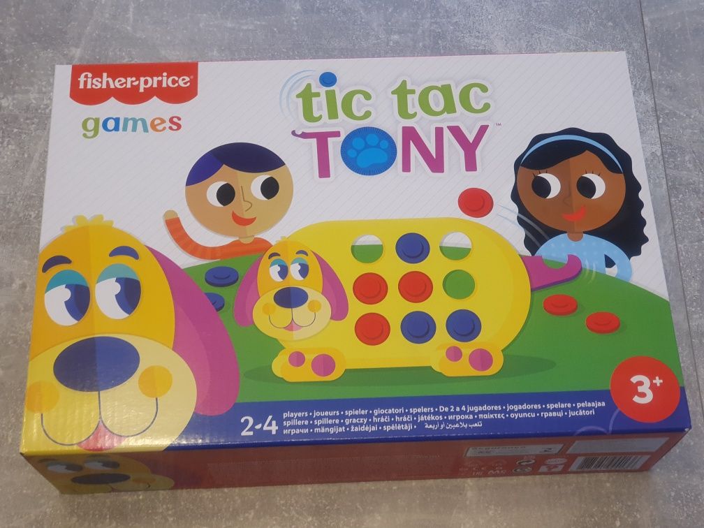 PL Fisher Price Gra edukacyjna zręcznościowa Ułóż 3 Tic Tac Tony
