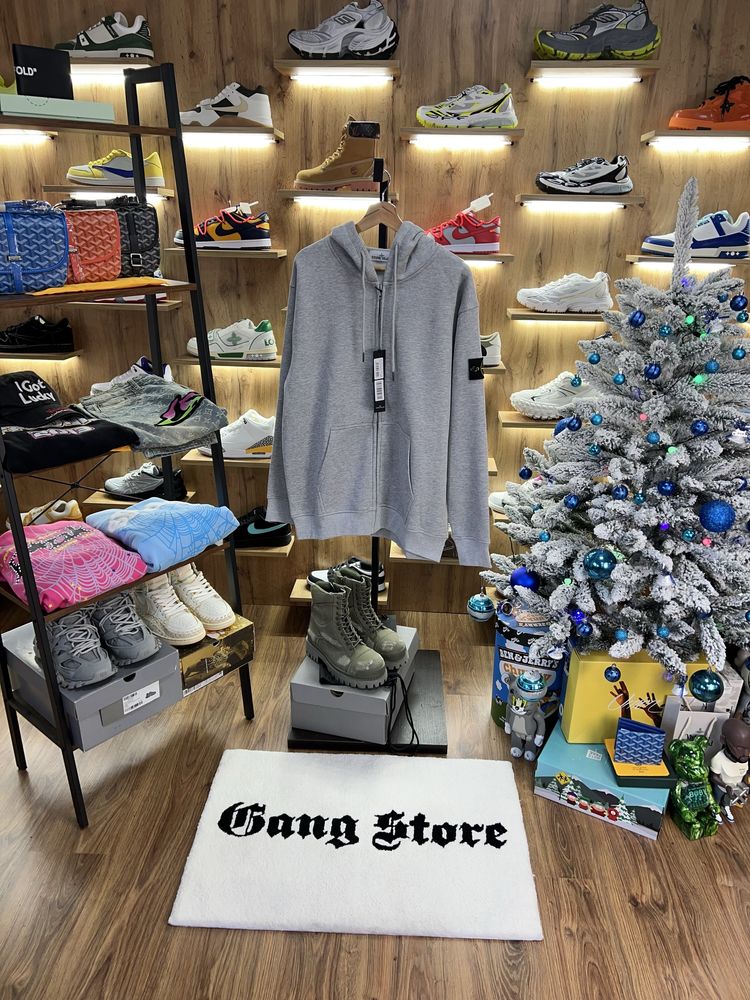Зіп Худі Stone Island Grey