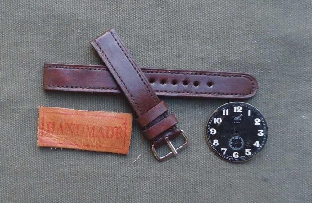 Alpina pasek do zegarka wojskowego 15 mm.