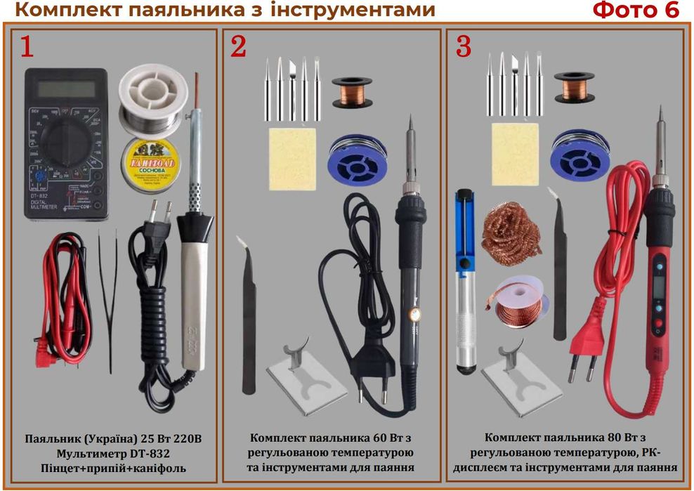Паяльник 220V 25 Вт-200  Вт