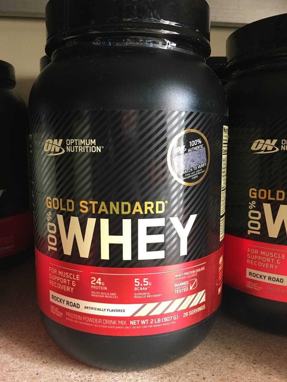 ТОП • ПРОТЕИН Optimum Nutrition 100% Whey Gold Standard 909 г • США