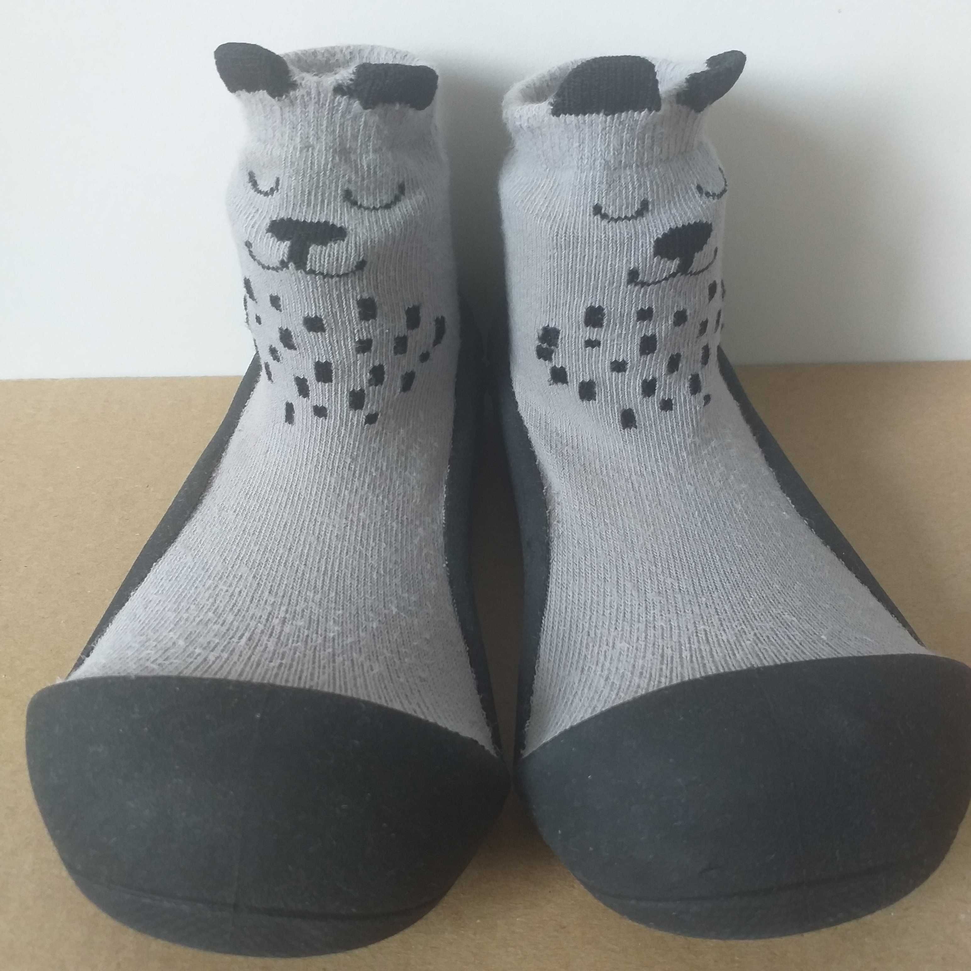 2 ATTIPAS® buciki dla dziecka Cutie Gray roz 24