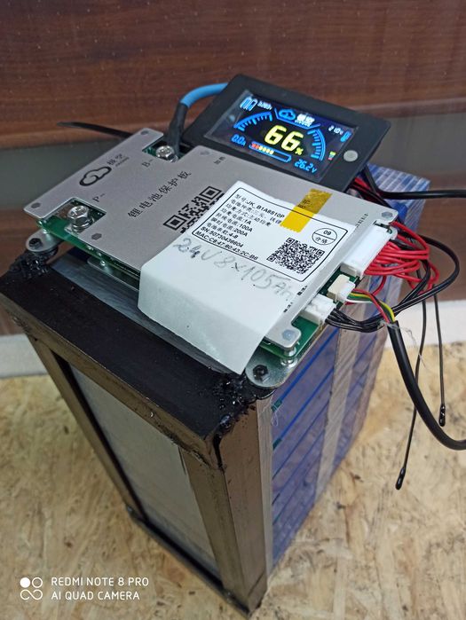 Magazyn Energii 24V Ogniwa LiFePo4 8 x 105Ah z BMS 100A-skonfigurowany