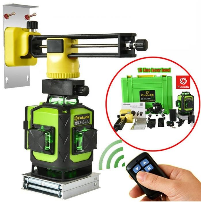Лазерний рівень MW94D 4GX Fukuda 4D 16 ліній, лазерный уровень
