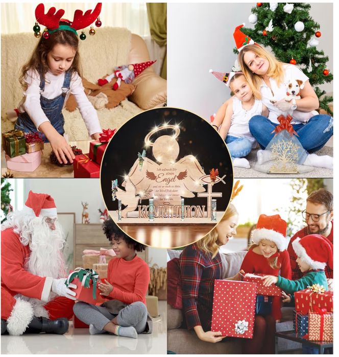 Подарунок на хрестини з отворами для грошей і свічок