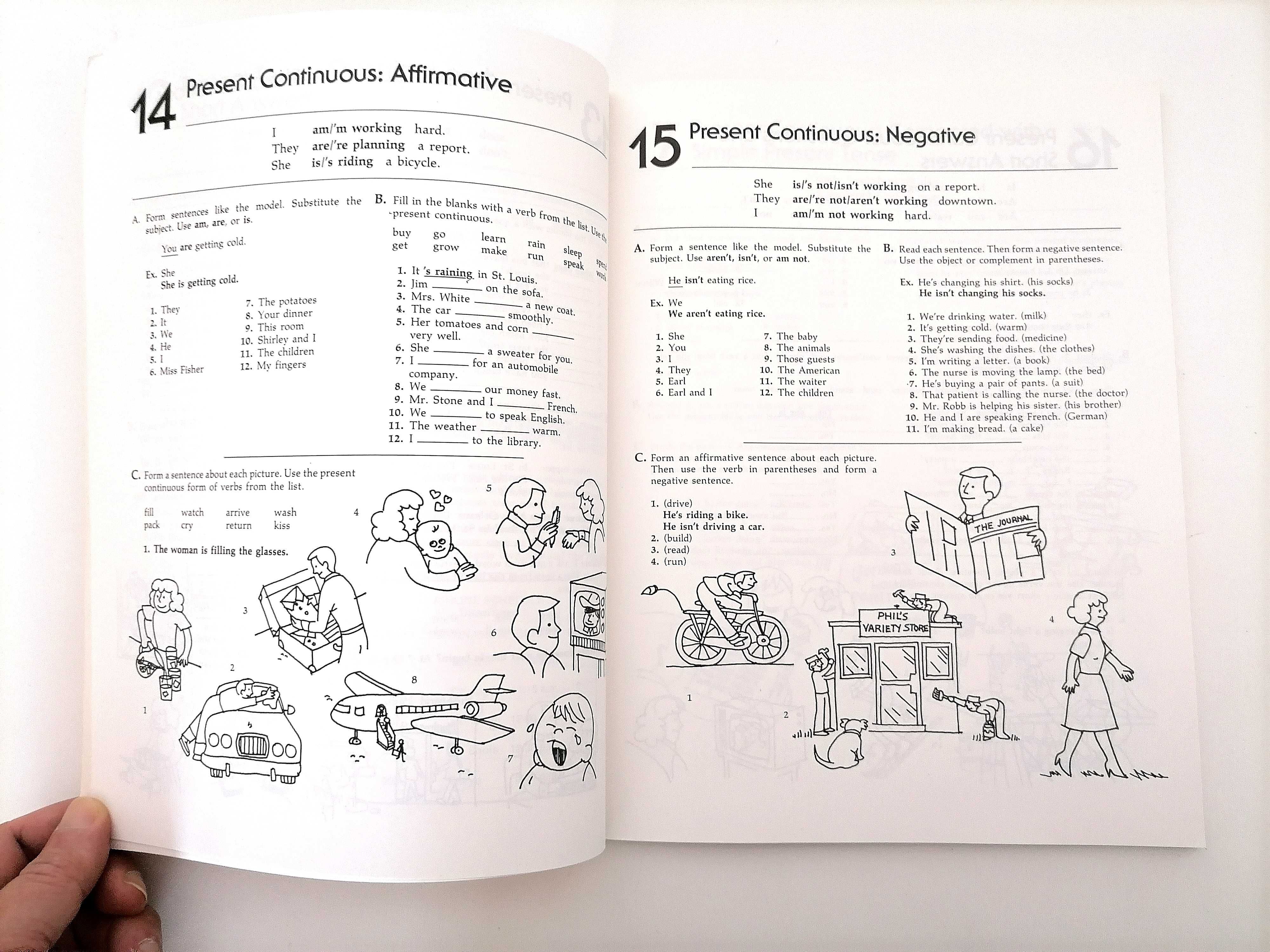 Livro Gramatica em Inglês Spot Drills: Illustrated Grammar Exercises