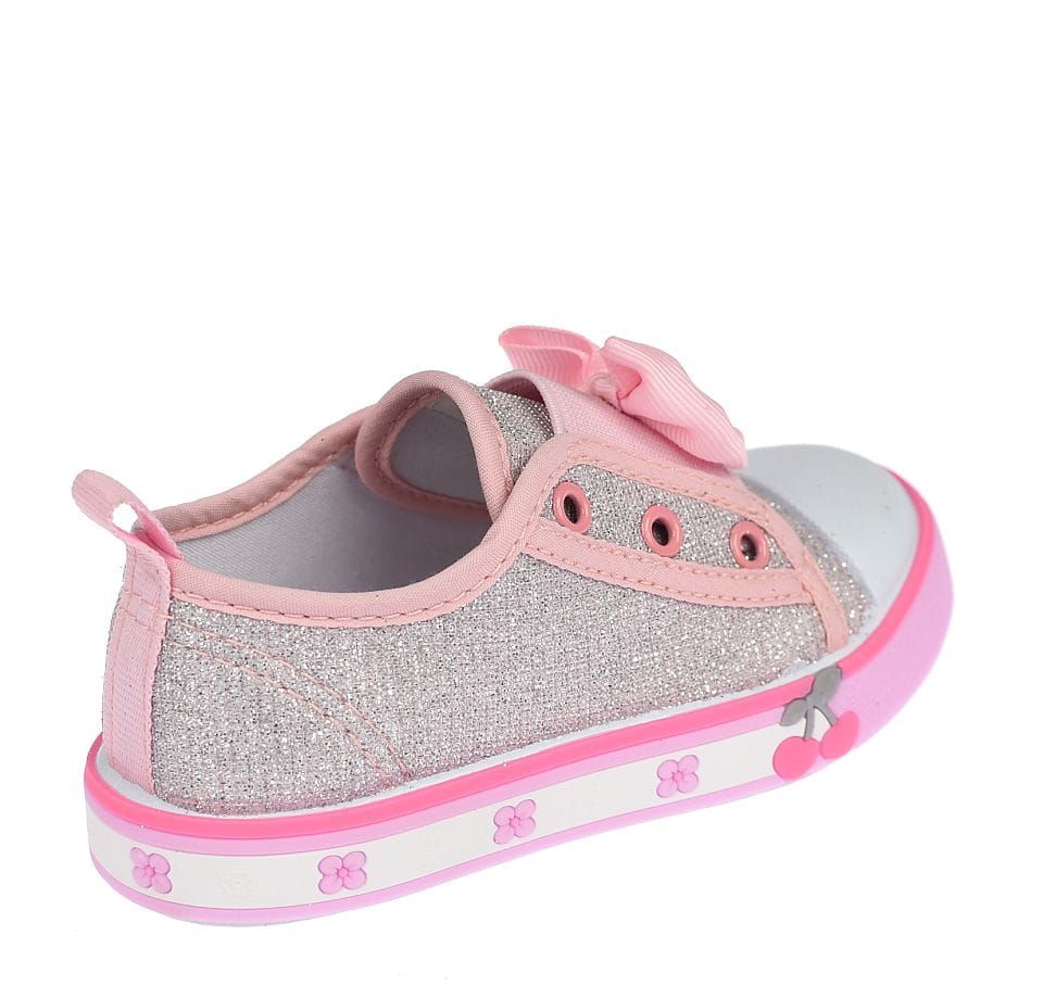 Pantofelki różowe trampki na gumki 1SP-592-LS L.Pink rozm. 22