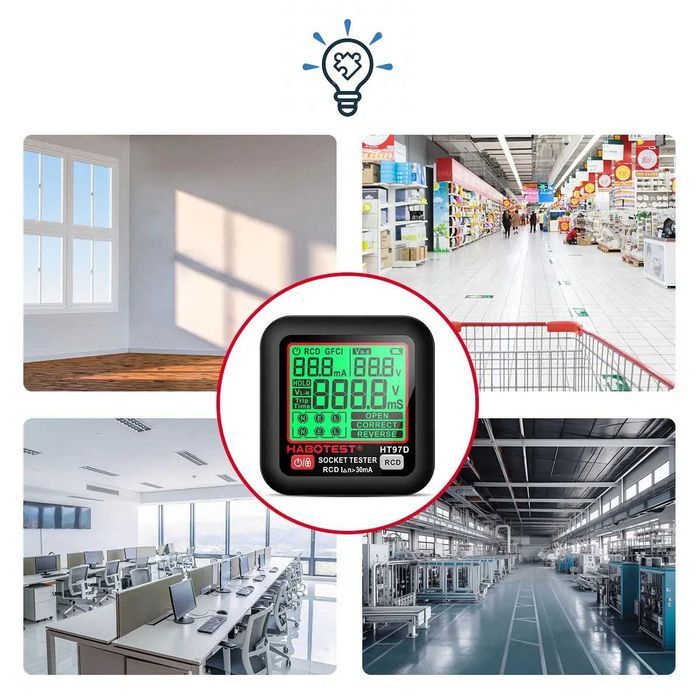 ZESTAW Tester Przewodów +Próbnik Napięcia +Tester Gniazd Elektrycznych