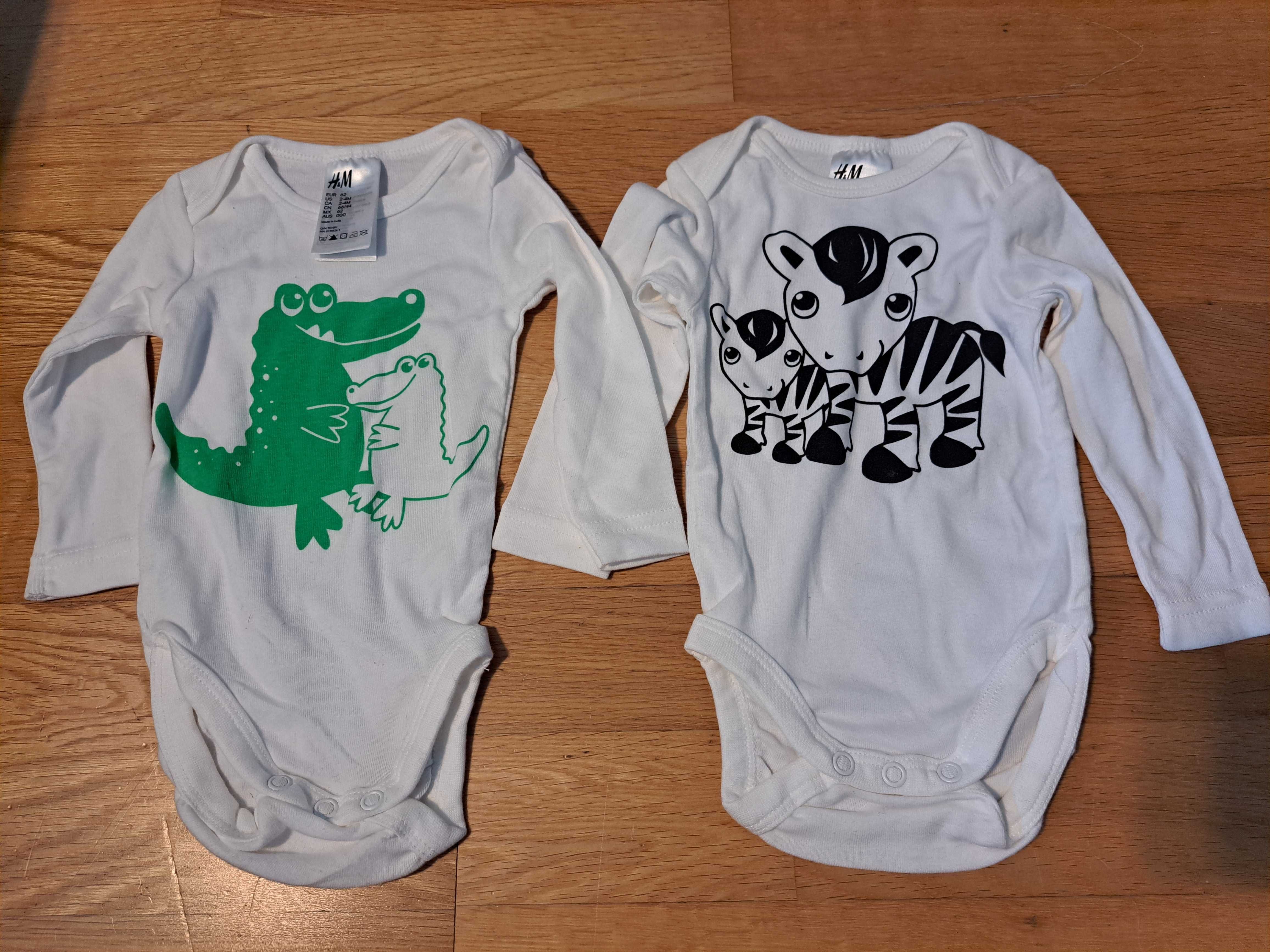 2 Bodies - H&M - Tamanho 62cm - Bebé 2 a 4 meses