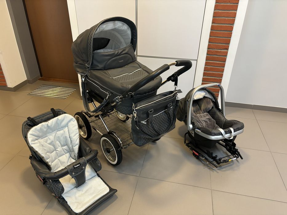 Wózek 3w1 EMMALJUNGA Mondial Duo Combi skóra