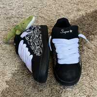 Дутиші Black Skeleton Fatty Sk8 Shoes