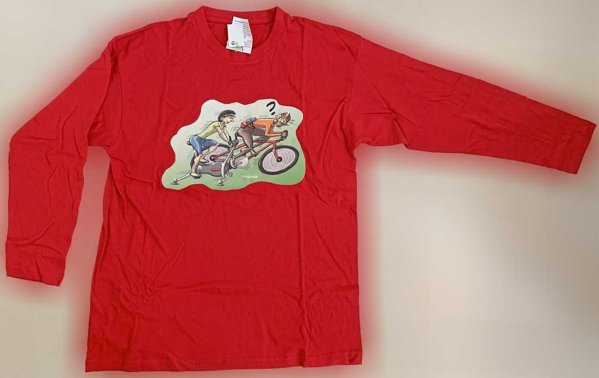 T-Shirt de Adulto Unissexo, Vermelho, Nova/Exclusiva/Única