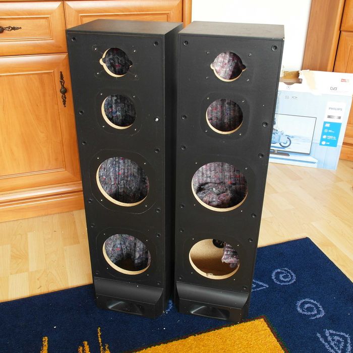 Unitra Tonsil SAMBA 250 obudowy, wygłuszenie, terminale, komplet