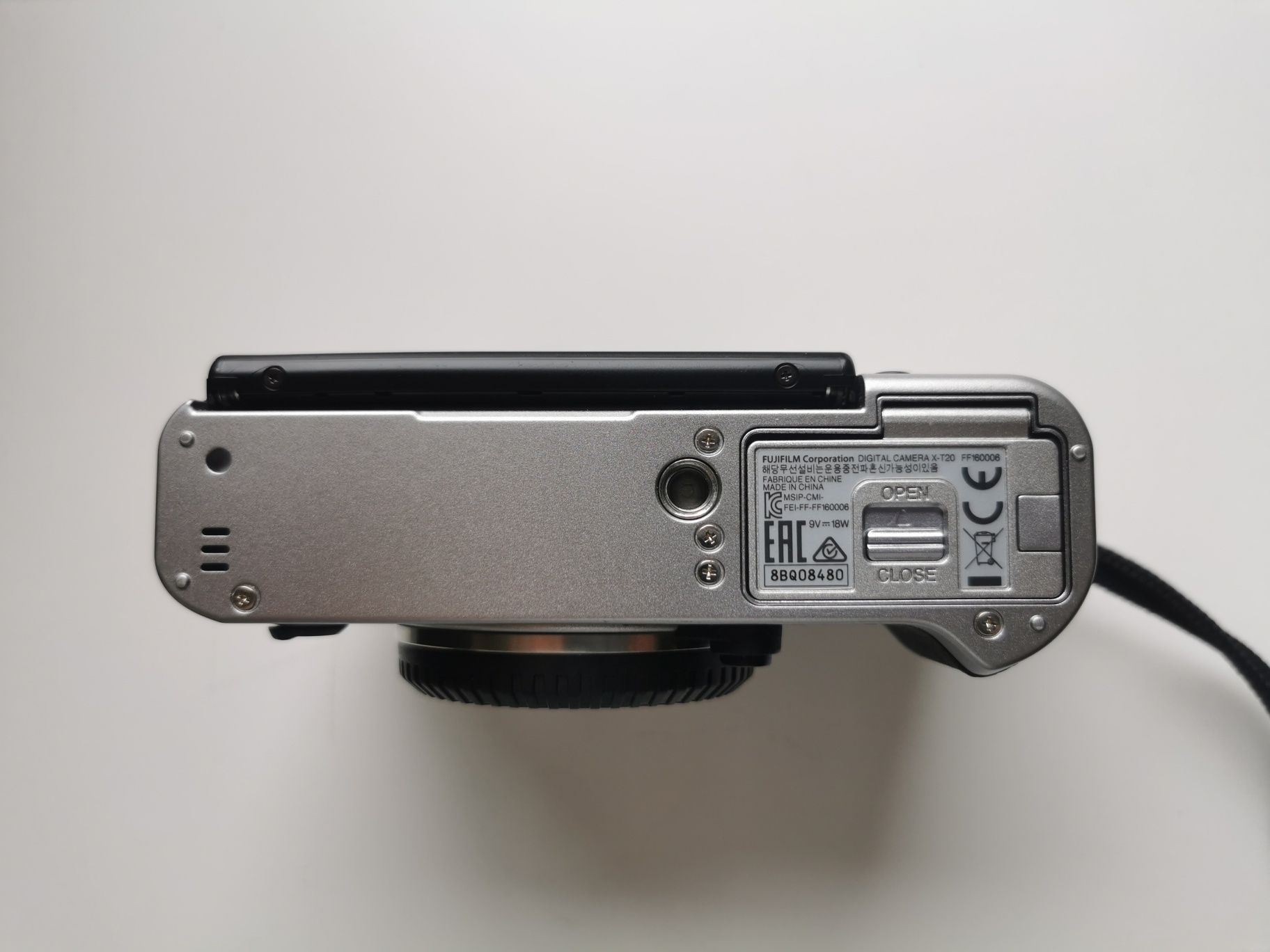 Fujifilm X-T20 zamiana srebrny na czarny