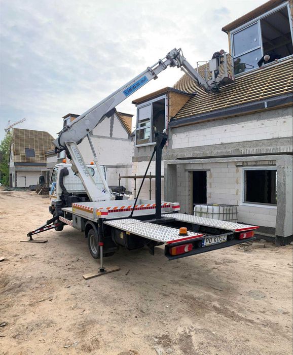 Usługi zwyżka - Podnośnik Koszowy Wynajem - Wycinka Drzew, wysięgnik