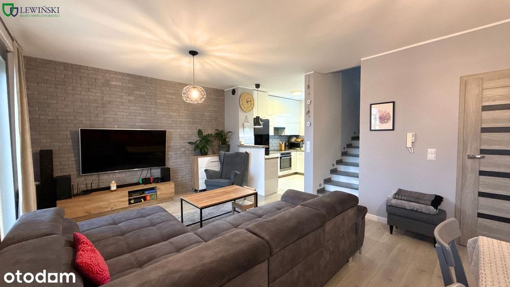 Dom bliźniaczy 73,22 m2 z ogrodem 231 m2 - Osiedle zamknięte