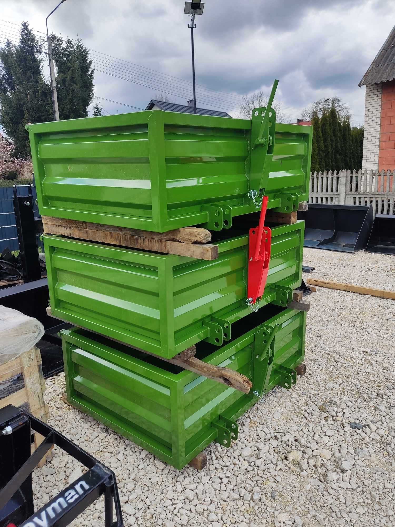 Nowa skrzynia transportowa na tył ciągnika transportowa na tuz Dostawa