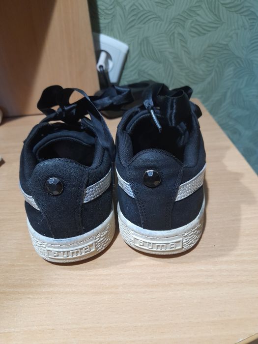 Кроссовки,  мокасины Puma suede для девочки стелька 20см
