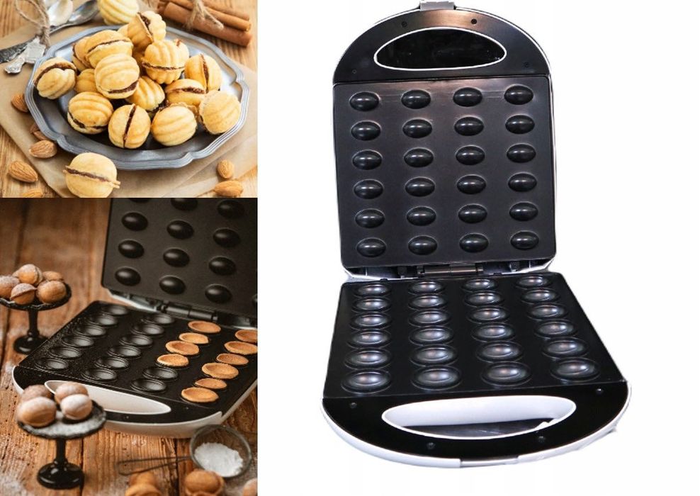 OPIEKACZ DO ORZESZKÓW Ciastek 24szt Forma do pieczenie ELEKTRYCZNY