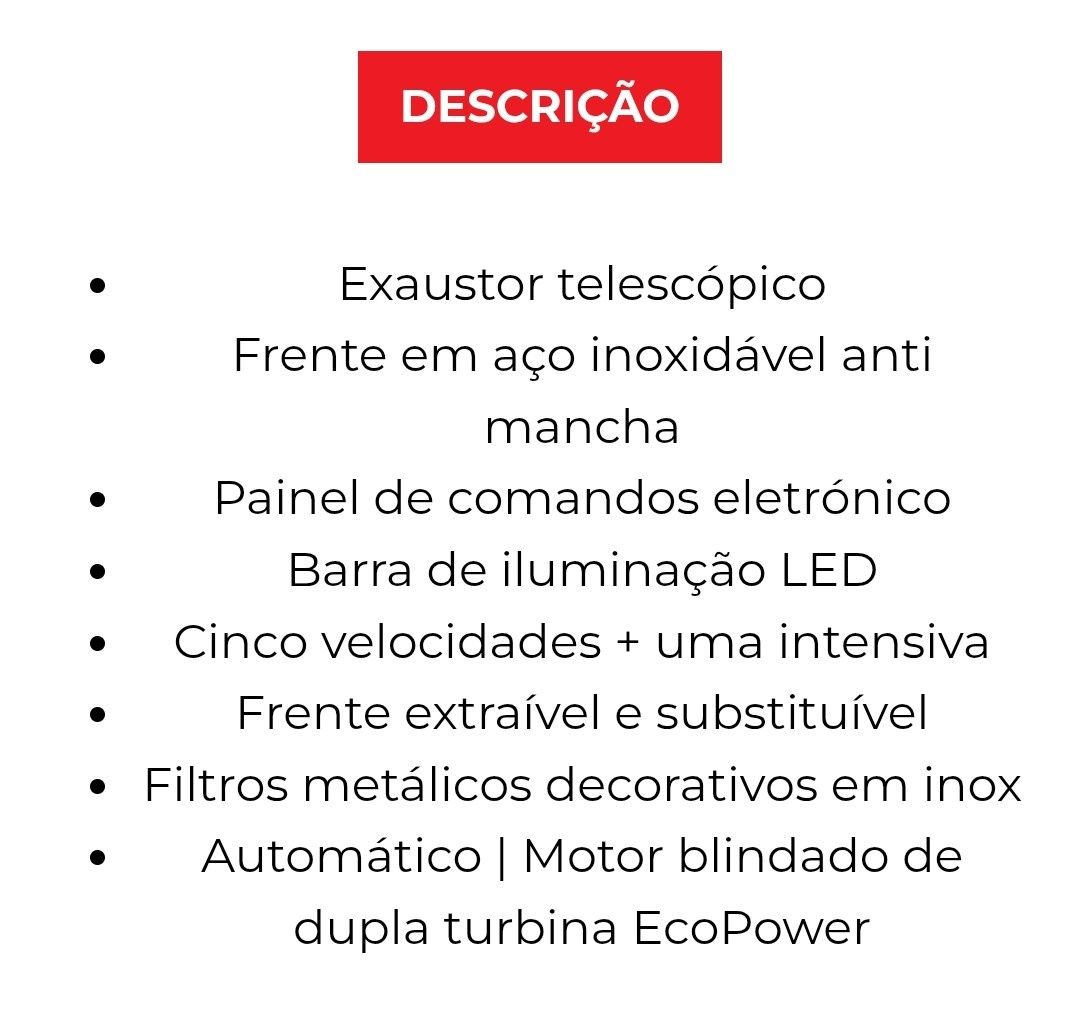 Exaustor Teka CNL 6815 plus.