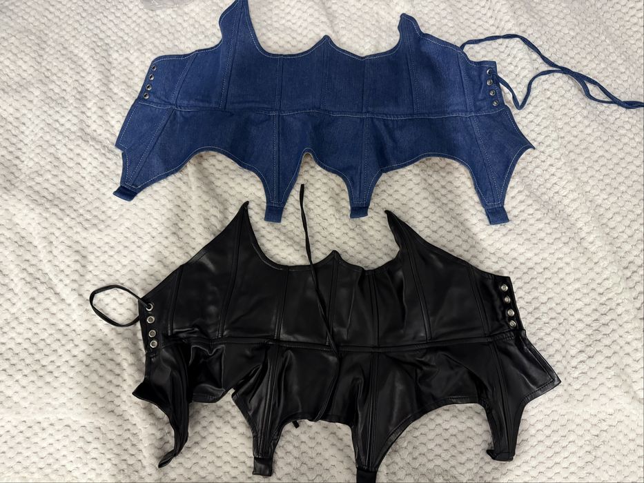 Сукня та корсет шкіряний mon blanche