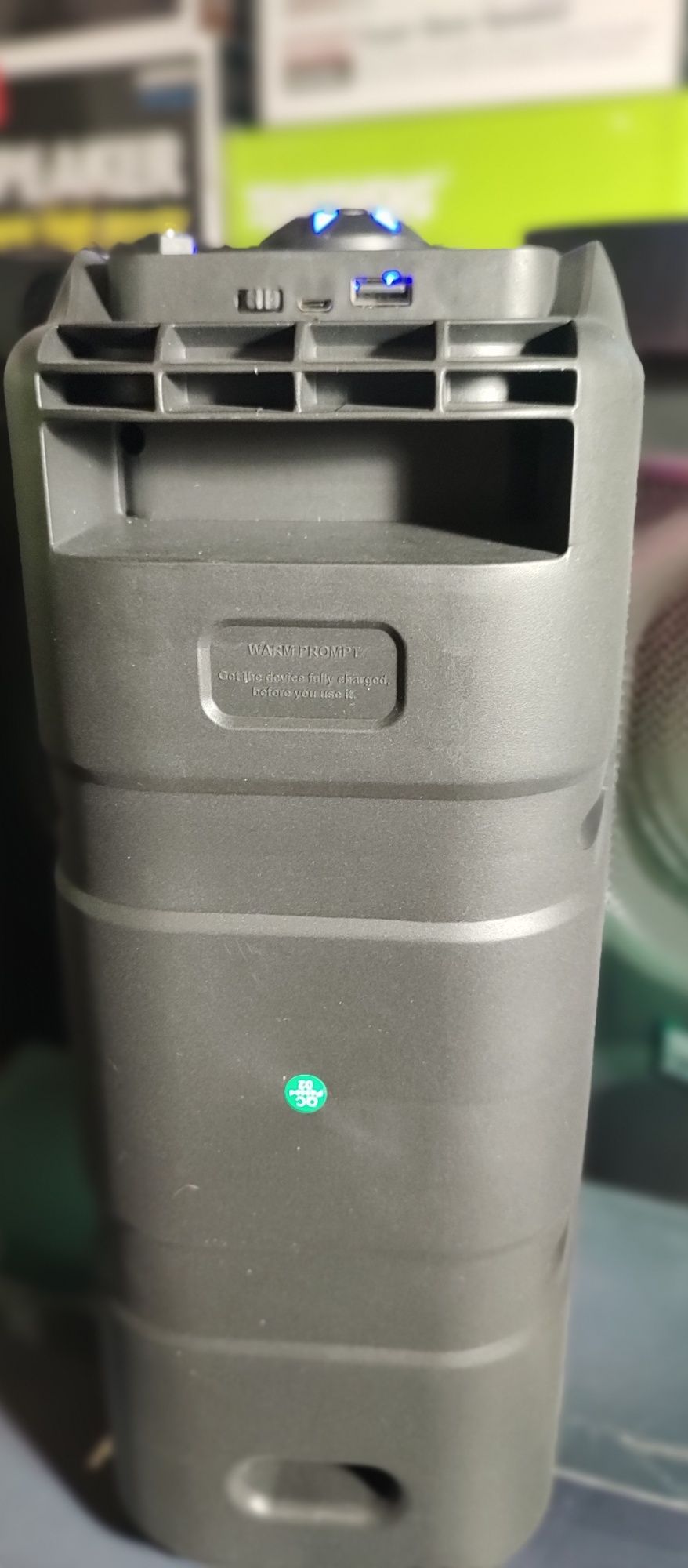 Блютуз колонка Atlanfa-40BT(microSD,USB,FMрадио) цветомузыка.