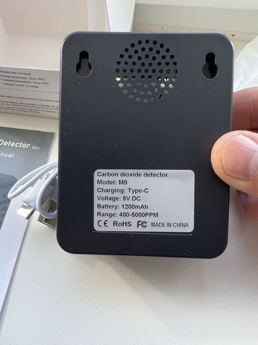 Багатофункціональний датчик(5 параметрів) якості та параметрів повітря