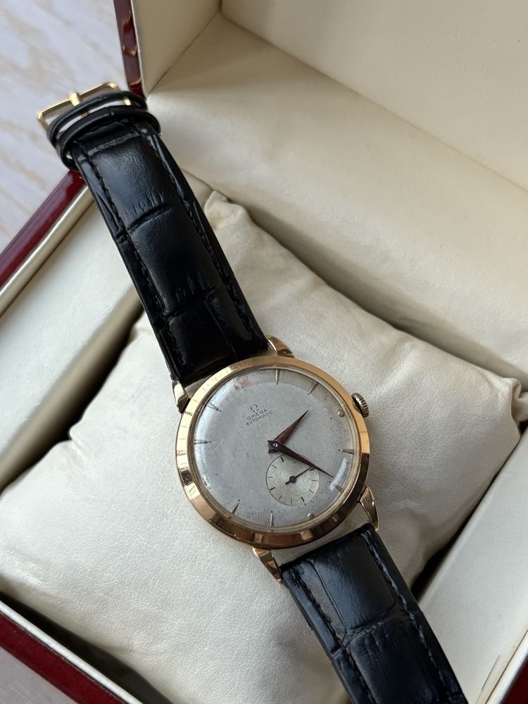 Złoty Zegarek Omega Złoto 18k 0,750  Bumper Automat Vintage OKAZJA