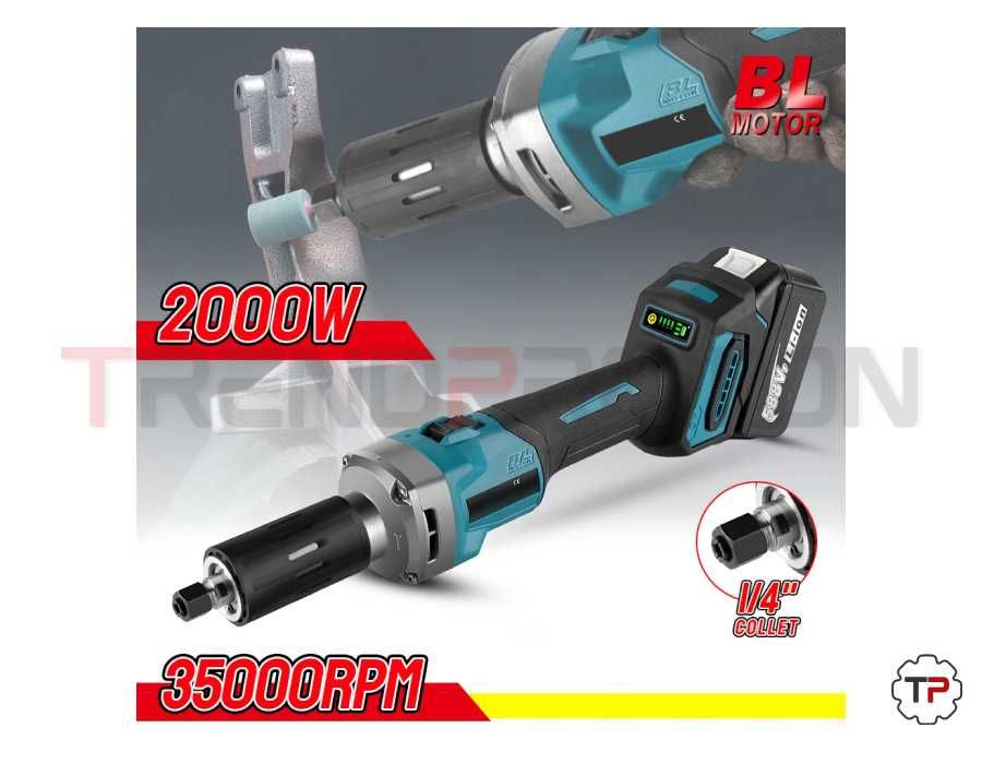 Moedor / Retificadora/ Cortador p/ Metal a Bateria c/ Encaixe tipo Mak