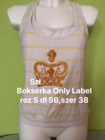 Bokserka Only Label roz S dł 56,szer 38