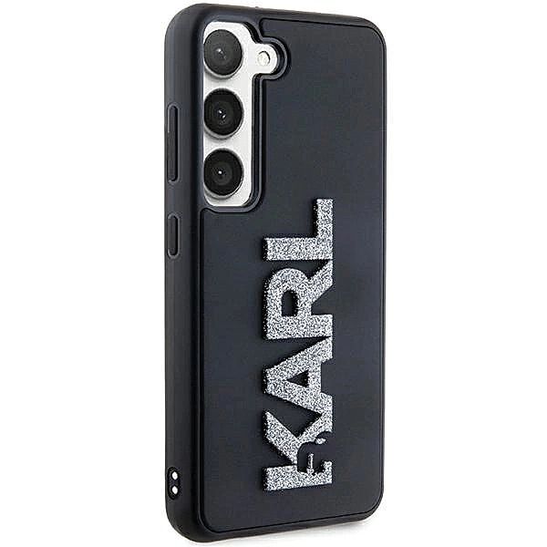 Etui Karl Lagerfeld 3D Rubber Glitter Logo na Samsung Galaxy S23+ - cz
