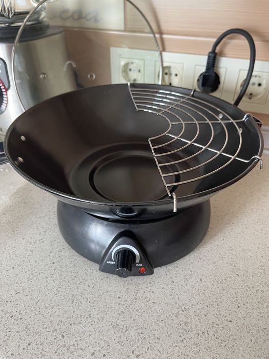 Електрична  каструля сковорідка (плиточка) wok