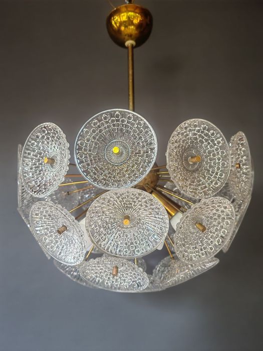 Zyrandol krysztalowy  Sputnik Vintage