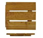 Podest modrzewiowy 30x30cm PROMOCJA - drewno Floranica kolor Naturalny